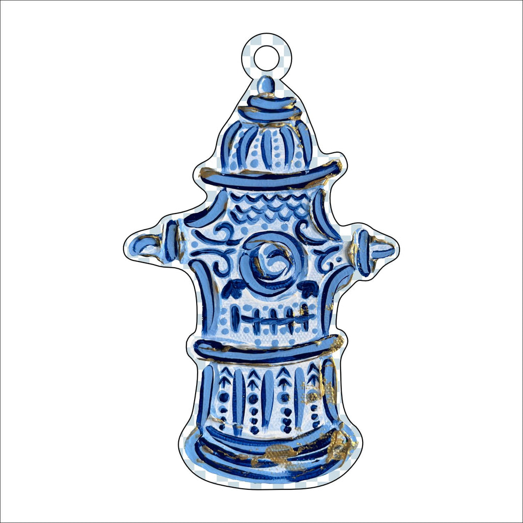 MSM-002 Fire Hydrant Ornament | 0.25in. Acrylic Ornament | Single