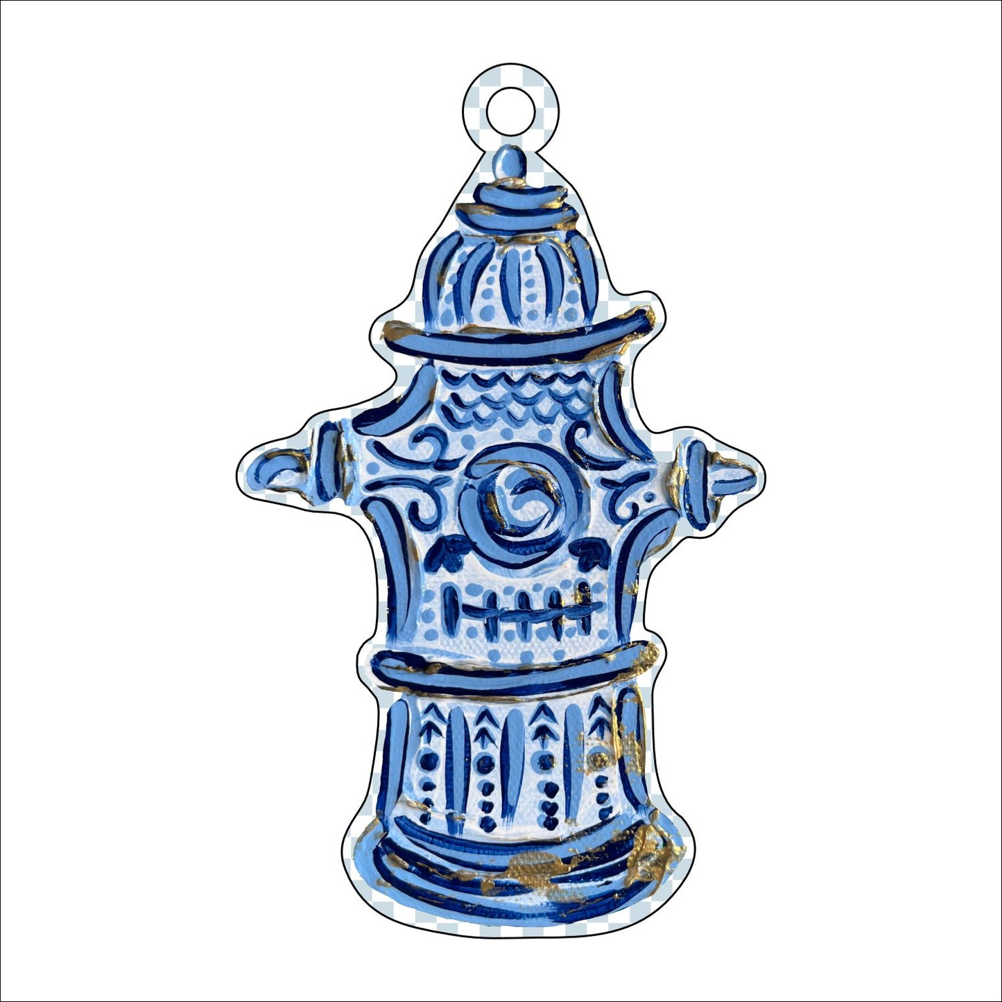 MSM-002 Fire Hydrant Ornament | 0.25in. Acrylic Ornament | Single