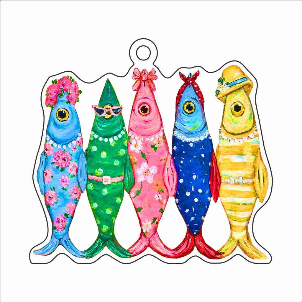 MTA-003 Ladies of the Tin Ornament | 0.25Acrylic Ornament