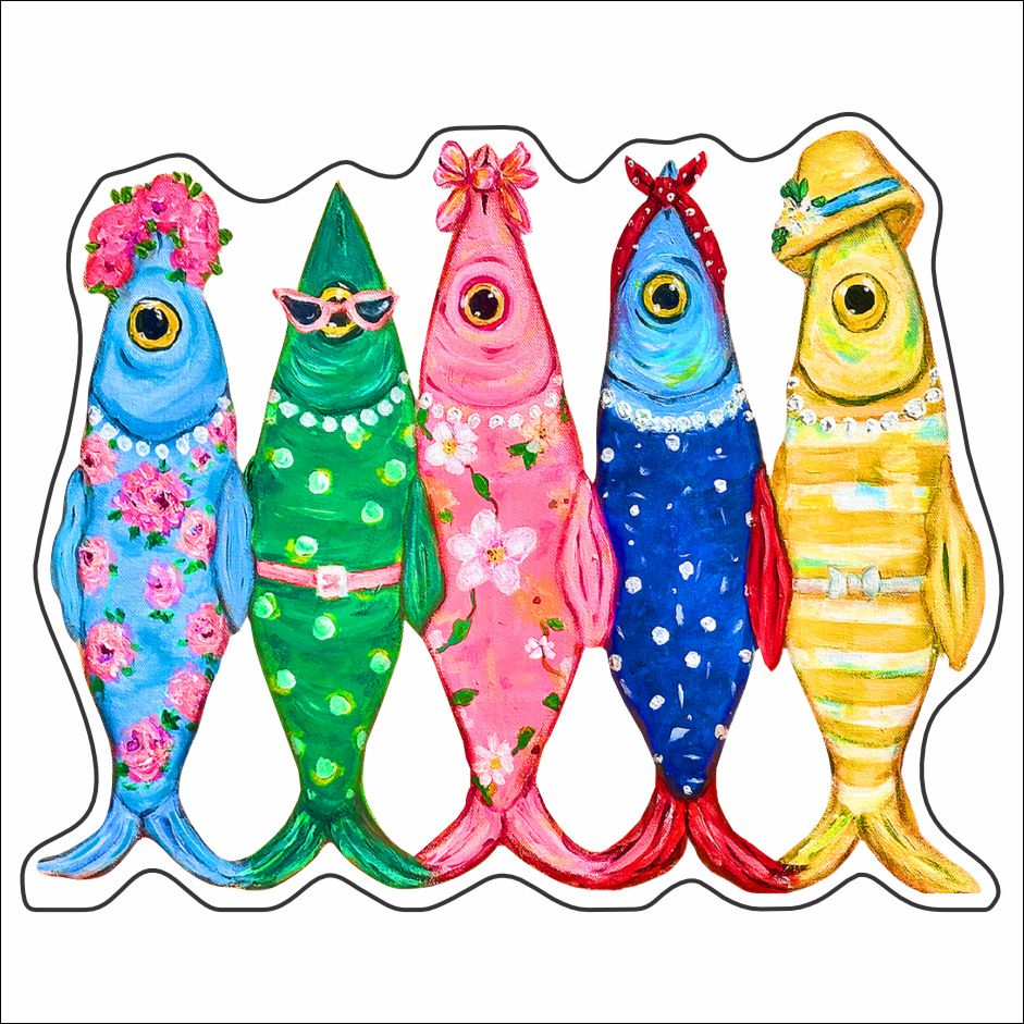MTA-004 Ladies of the Tin Magnet | 0.125Acrylic Magnet