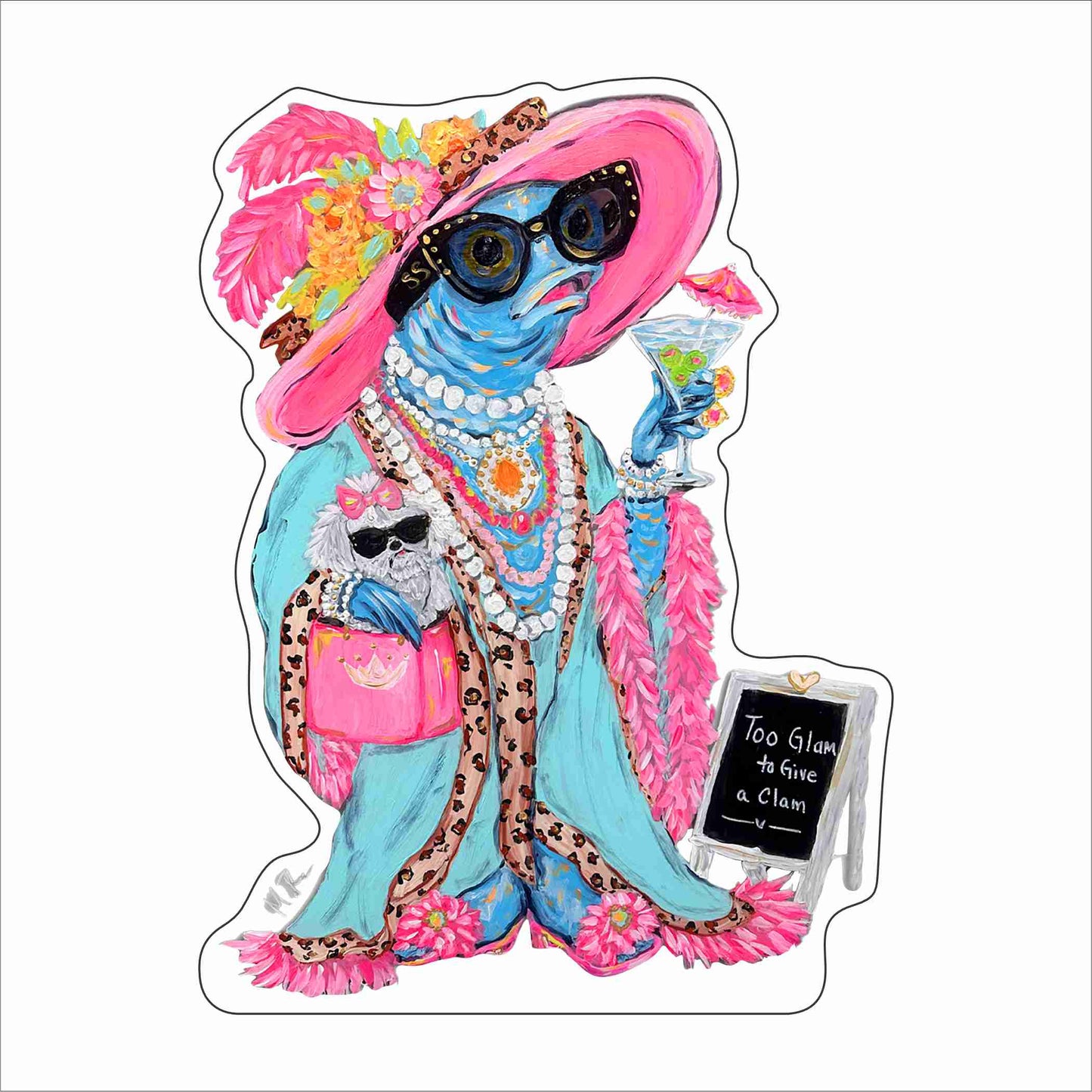 MTA-005 Eccentric Aunt | 0.75Acrylic Contour
