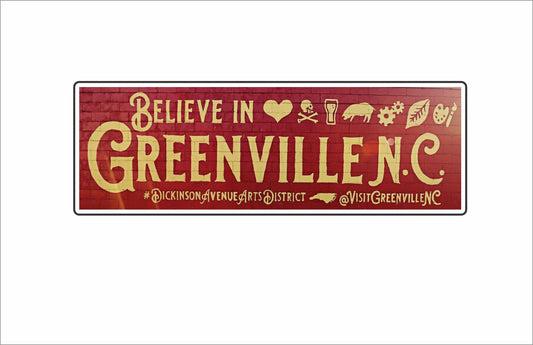 MWH-004 Believe in Greenville Block Mini | 0.50Acrylic Mini |