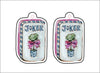 CMS-538-C10 Mahjong Joker Earring  | 0.125Acrylic Earrings | Set of 10