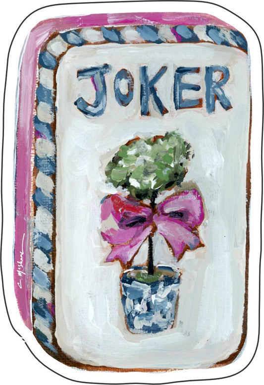 CMS-573 Mahjong Joker Sticker | Removeable Sticker | Set of 10
