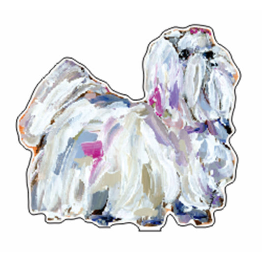 Maltese Long Hair | 0.75in. Acrylic Shelfie | Case of 25
