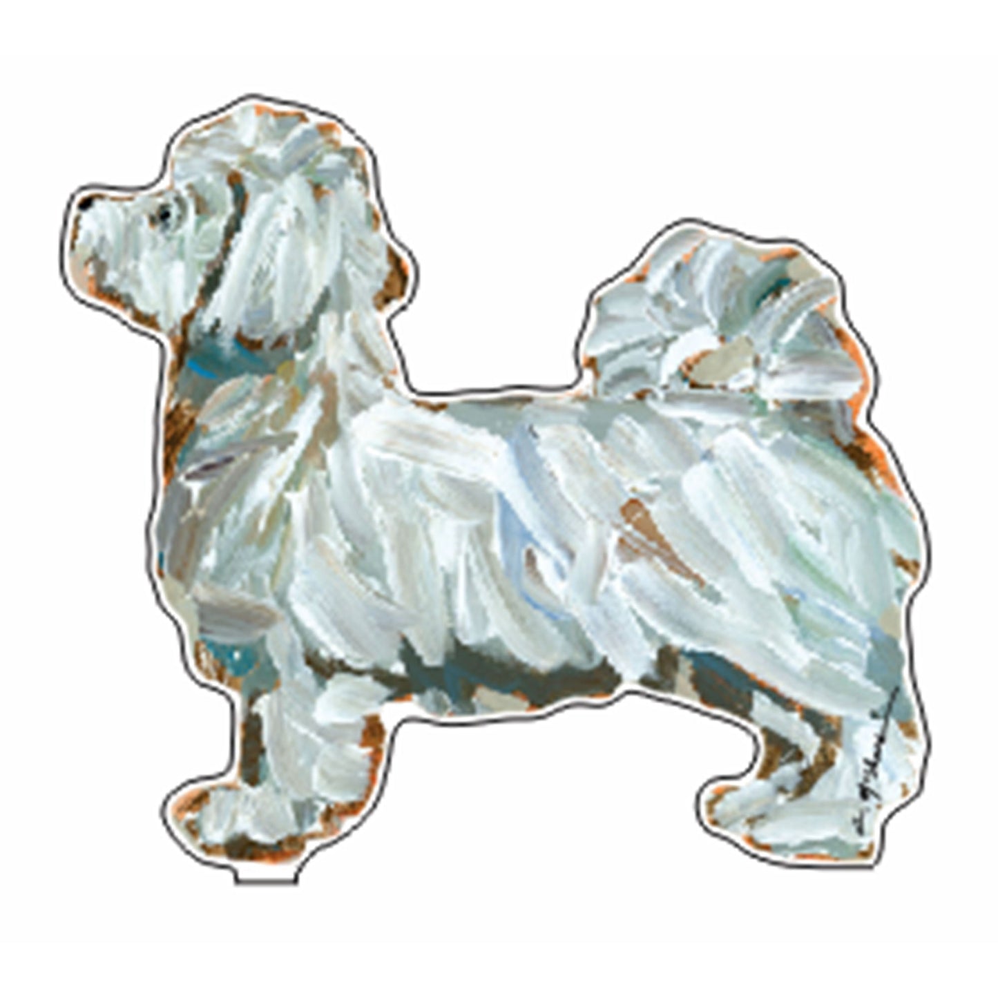 Maltese Short Hair | 0.50in. Acrylic Mini | Case of 25