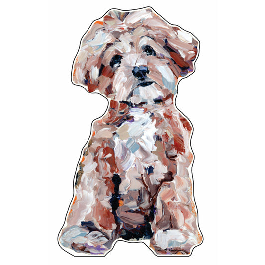 Maltipoo Apricot | 0.75in. Acrylic Shelfie | Case of 25