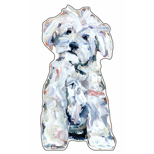 Maltipoo White | 0.75in. Acrylic Shelfie | Case of 25
