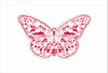 Butterfly Maroon | 0.75in. Acrylic Cutout | Case Bundle of 25