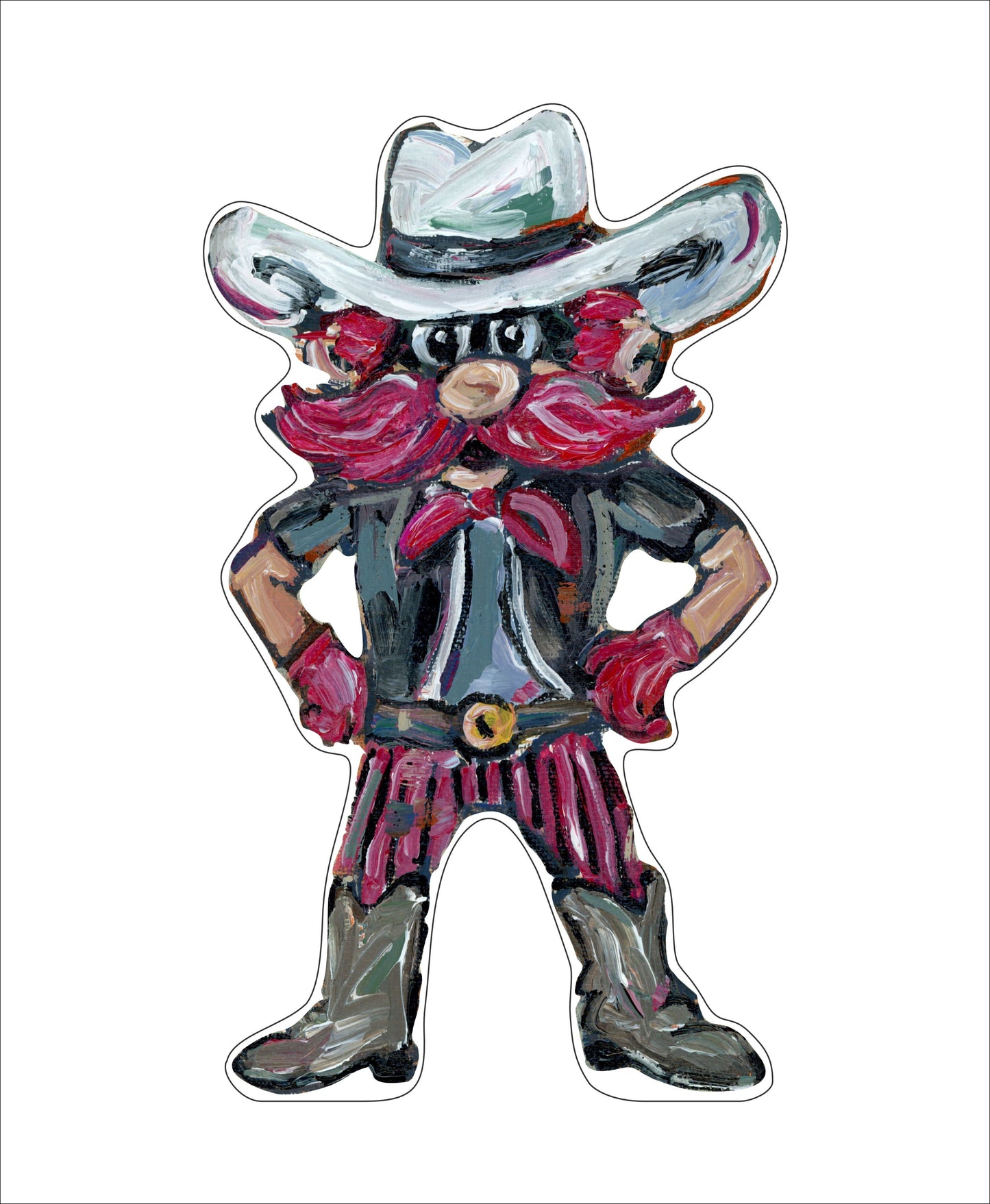 Masked Raider | 0.75in. Acrylic Cutout | Case Bundle any 10+