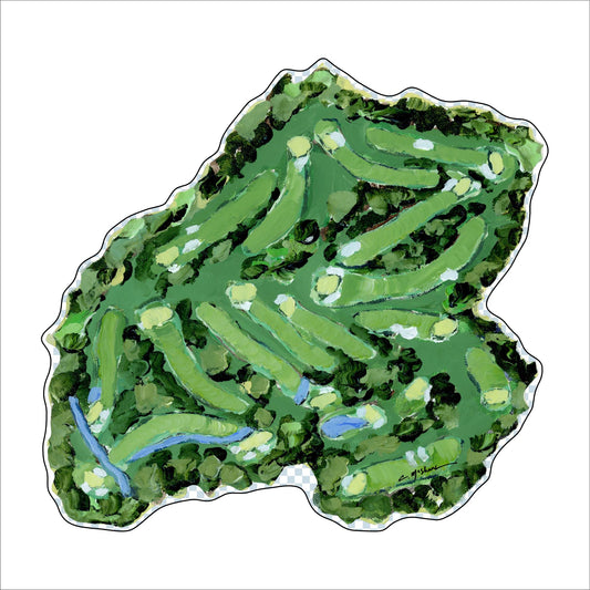 Masters Golf Course | 0.75in. Acrylic Shelfie | Case of 25
