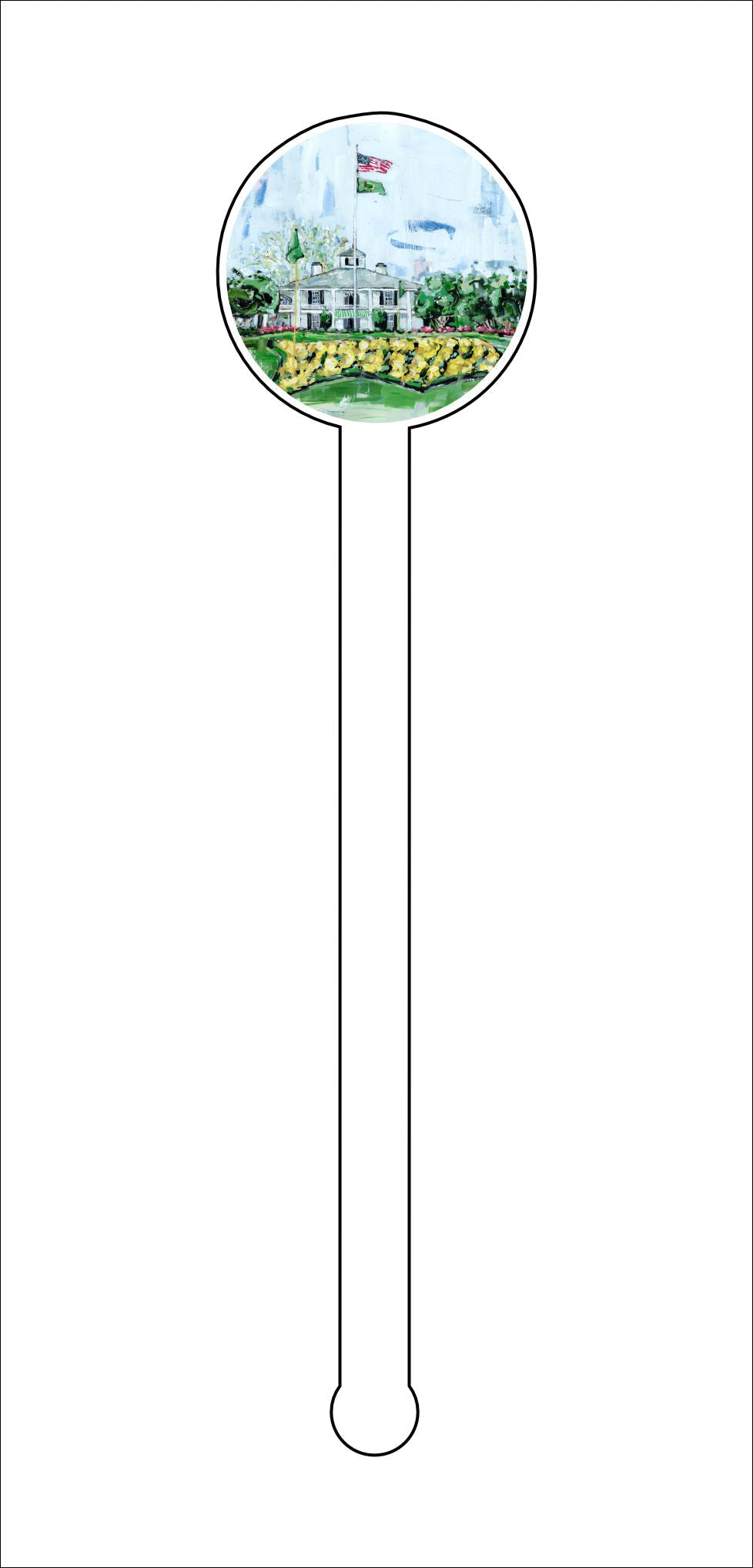 CMS-558-C4 Masters Clubhouse Drink Stirrer Set | 0.125Acrylic Stirrer | Set of 4