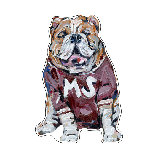 Mississippi Bulldogs | 0.75in. Acrylic Shelfie | Case of 25