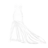 MCD-002 My Wedding Dress | 0.75in. Acrylic Contour
