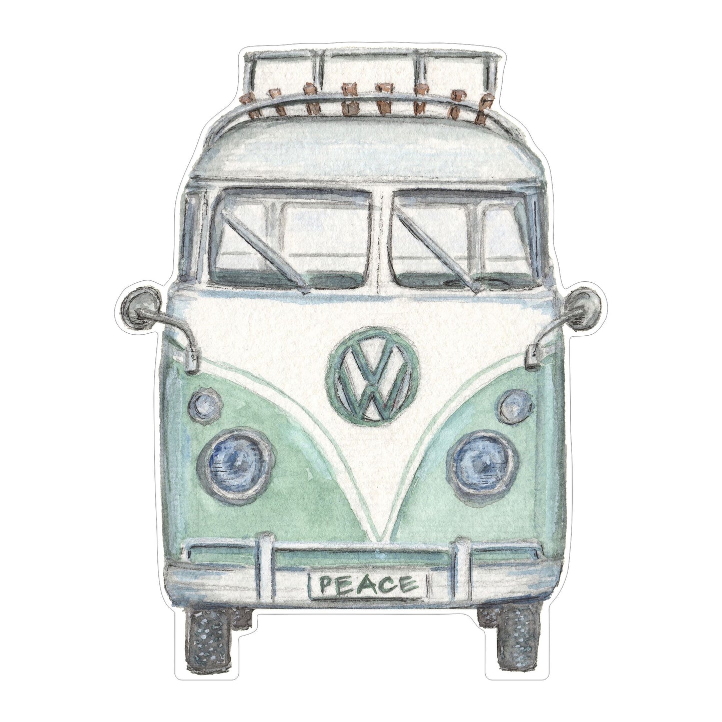 VW Van | 0.75in. Acrylic Cutout | Case (any 10+)