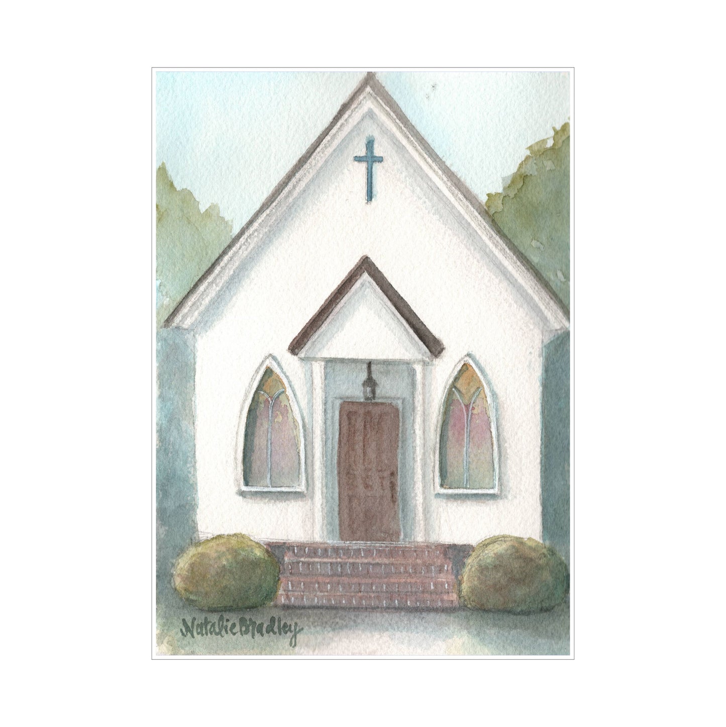 Church Block | 0.75in. Acrylic Cutout 5x7 | Case (any 10+)