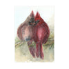 Cardinal Couple Block | 0.75in. Acrylic Cutout 5x7 | Case (any 10+)