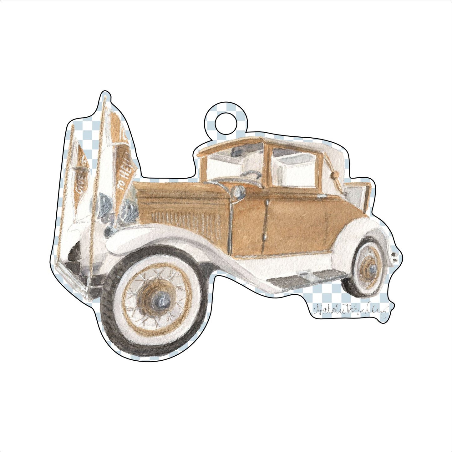 Rambling Wreck Ornament | 0.25in. Acrylic Ornament | Case (any 10+)