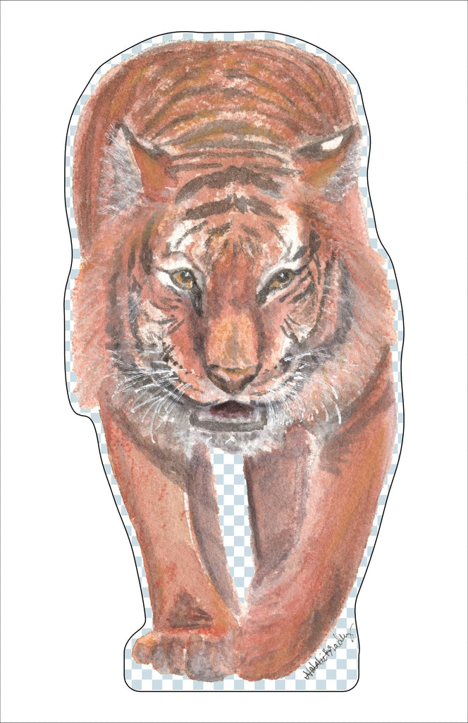NBA-023 Tiger Contour| 0.75in. Acrylic Cutout | Case (any 10+)