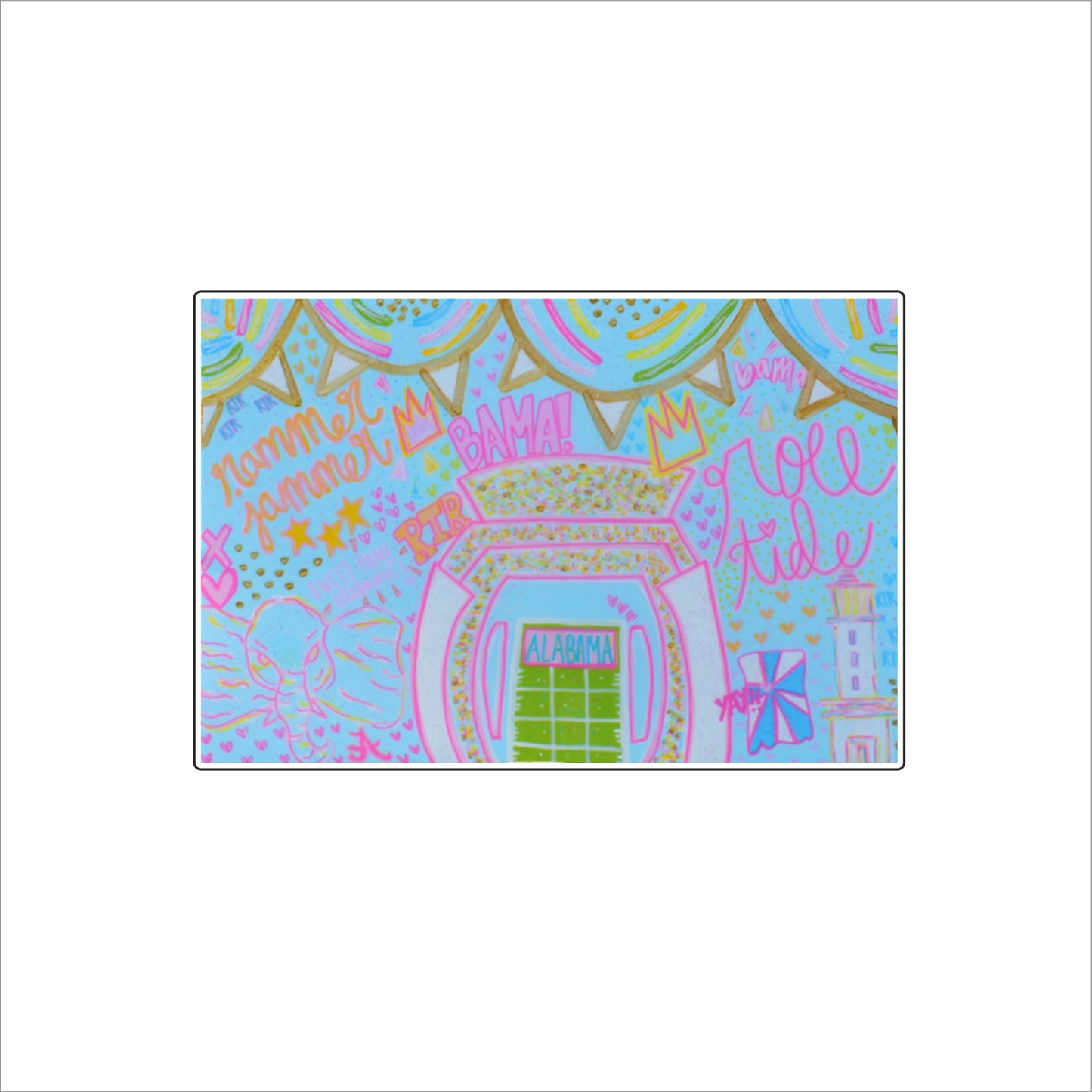 NMK-003 Alabama Stadium | 0.75Acrylic Contour |