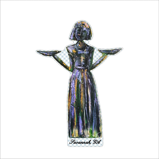 Savannah GA Statue (Smaller) | 0.5in. Acrylic Cutout | Single