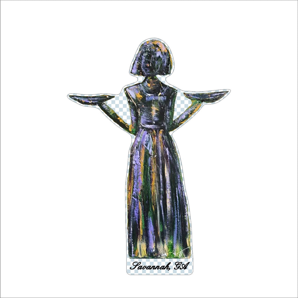 Savannah GA Statue (Smaller) | 0.5in. Acrylic Cutout | Case Bundle any 10+ (Pack of 1)