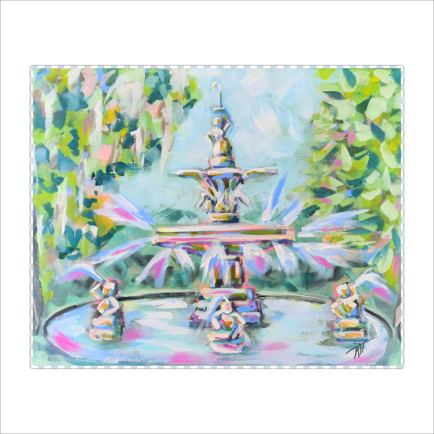 Fountain | 0.75in. Acrylic Cutout 5x7 | Single