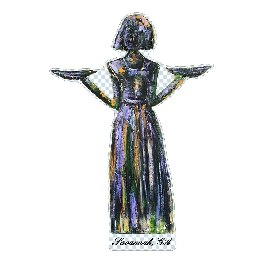 Savannah GA Statue (larger)| 0.75in. Acrylic Cutout | Case any 10+ (Pack of 1)