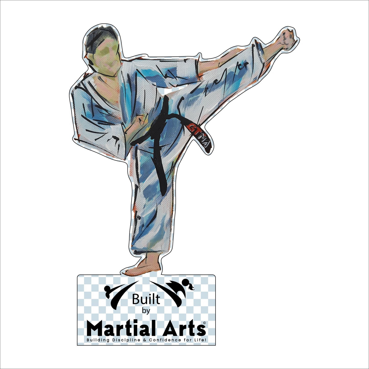 BBMA Boy | 0.75in. Acrylic Cutout | Single