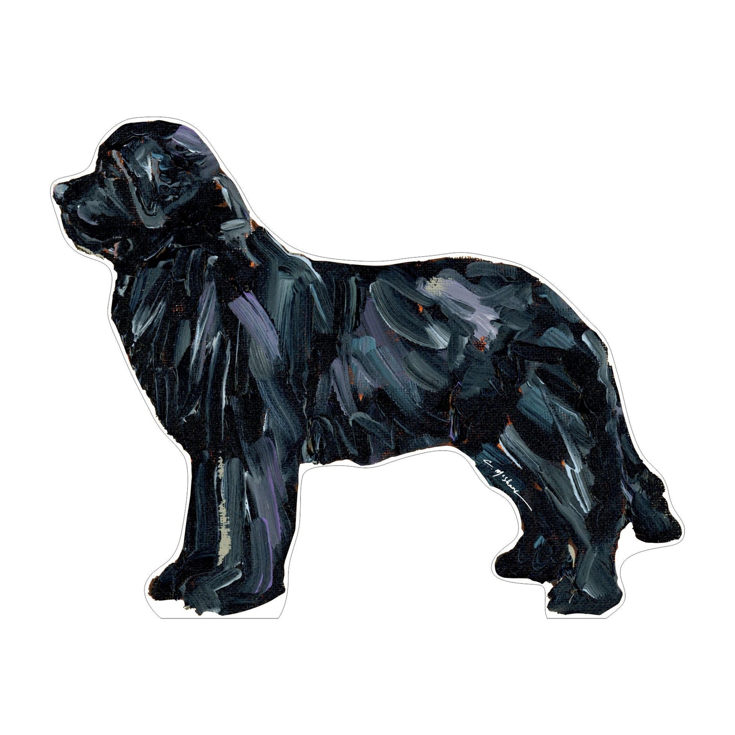 Newfoundland Black | 0.50in. Acrylic Mini | Case of 25