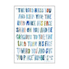 Numbers Blue 5x7 | 0.75in. Acrylic Cutout | Case Bundle any 10+ (Pack of 1)