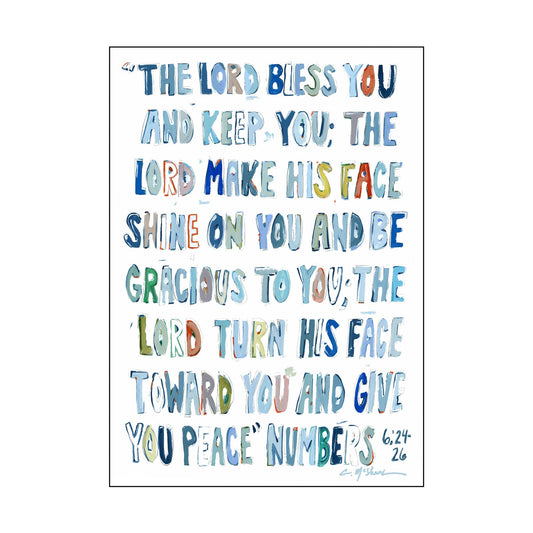 Numbers Blue 5x7 | 0.75in. Acrylic Shelfie | Case of 25