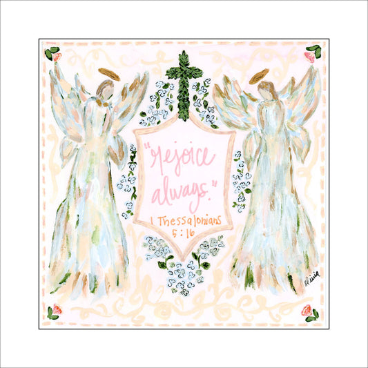 OMA-002 Rejoice Always | 0.75in. Acrylic Cutout 5.5x5.5 | Single