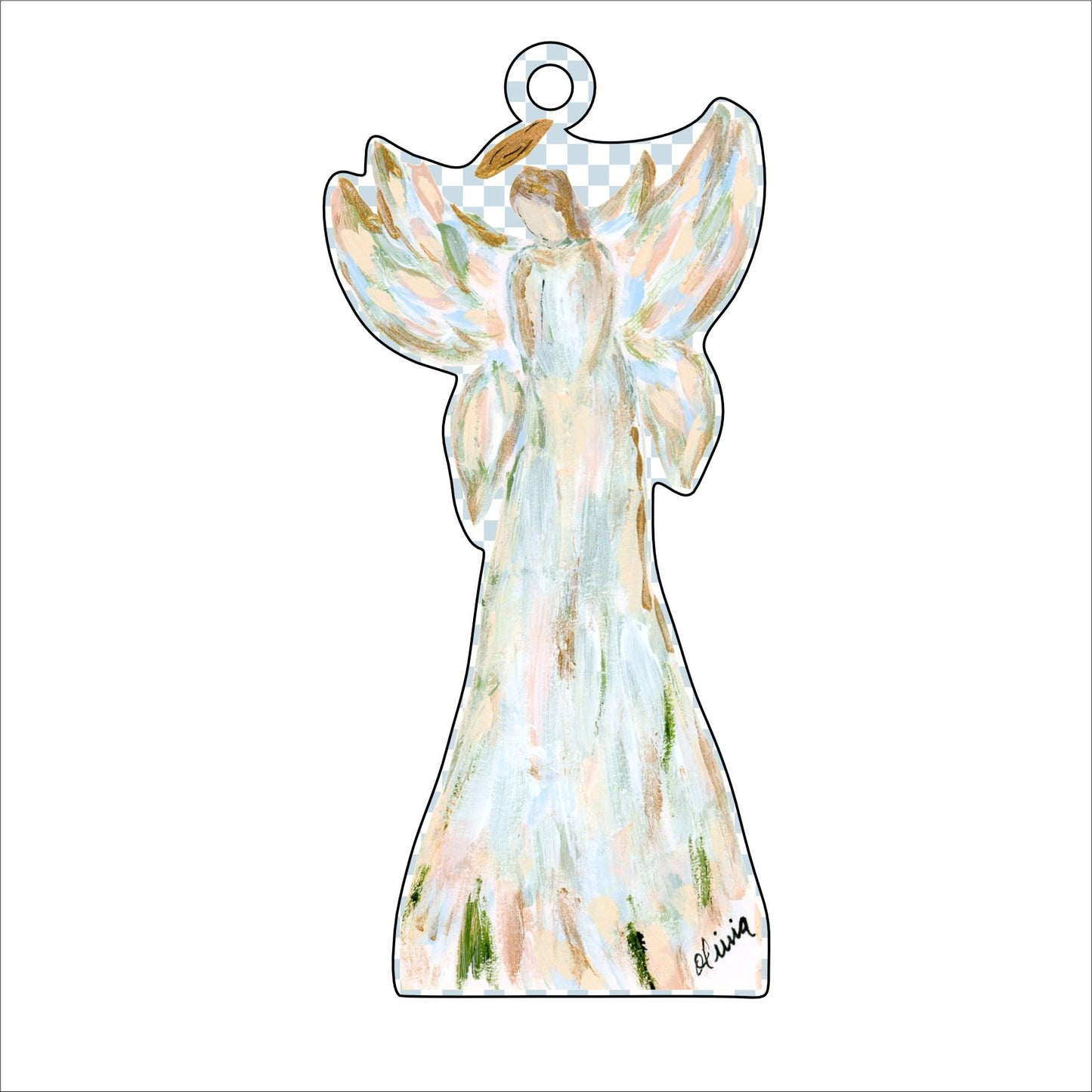 Angel Ornament | 0.25in. Acrylic Ornament | Case (any 10+)