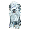 Old English Sheepdog White & Gray | 0.75in. Acrylic Cutout | Case Bundle any 10+ (Pack of 1)