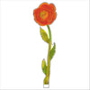 Orange Ranunculus | 0.25in. Acrylic Floral