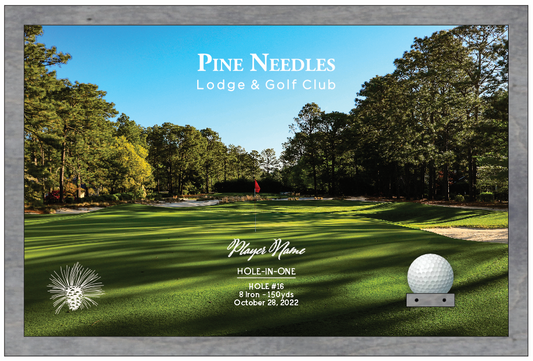 Pine Needles | Hole in One Shadowbox | Hole 16
