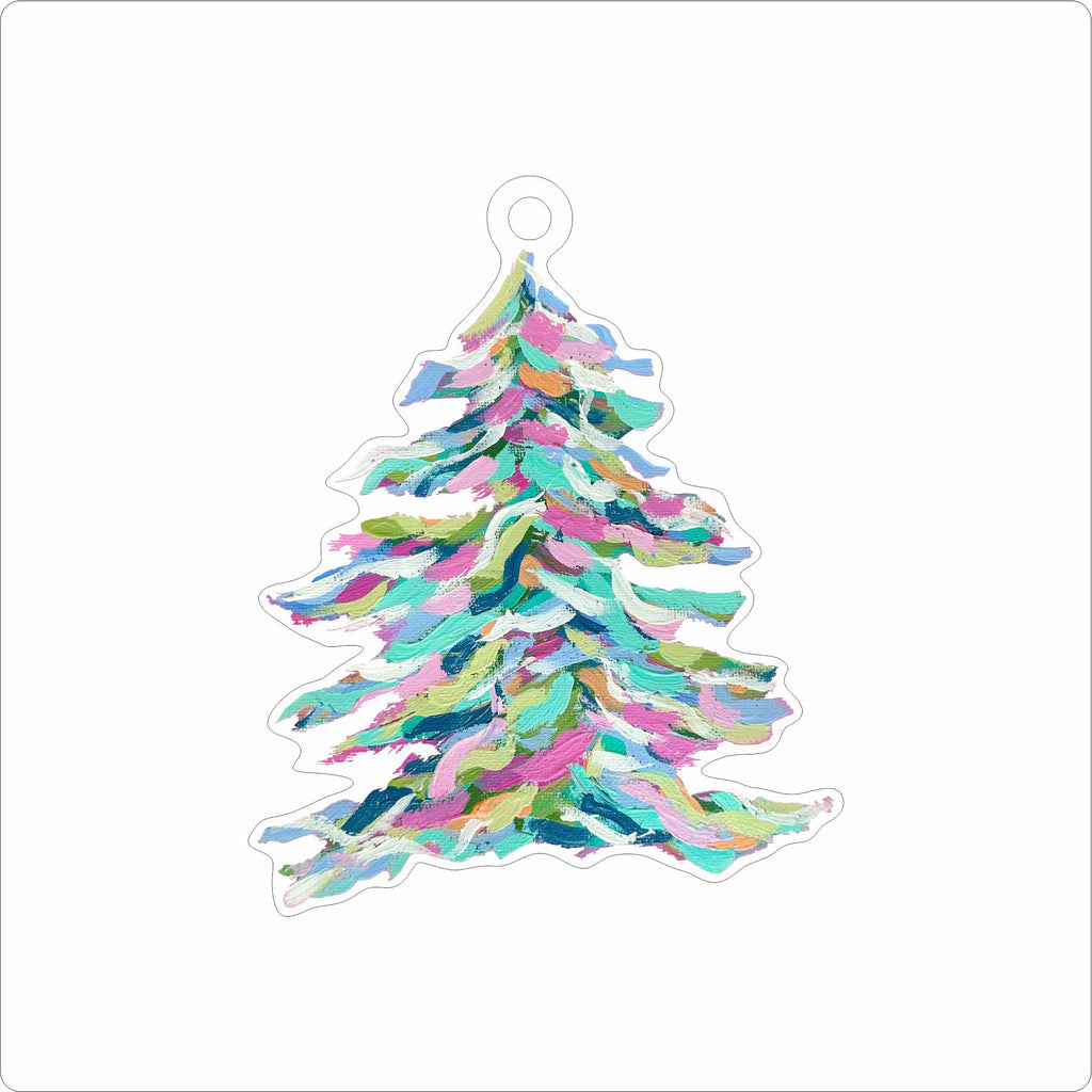 PPP-017 Pink Christmas Ornament | 0.25Acrylic Ornament