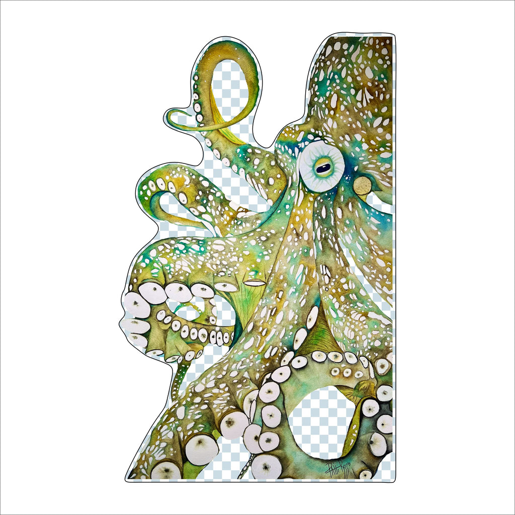 PRA-001 Octopus | 0.75in. Acrylic Cutout | Single