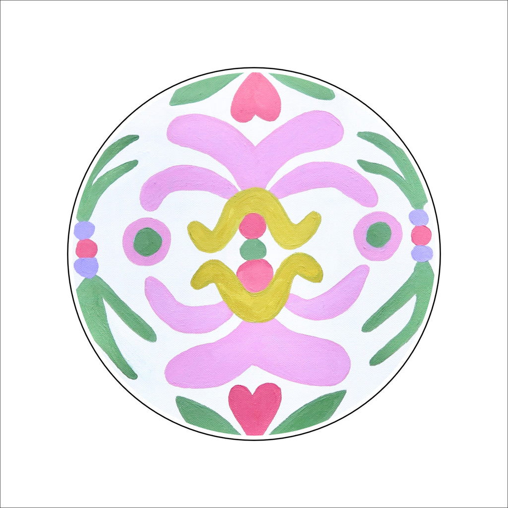 Palm Beach | 0.25in. Acrylic Coaster with Cork | Case Pack of 4