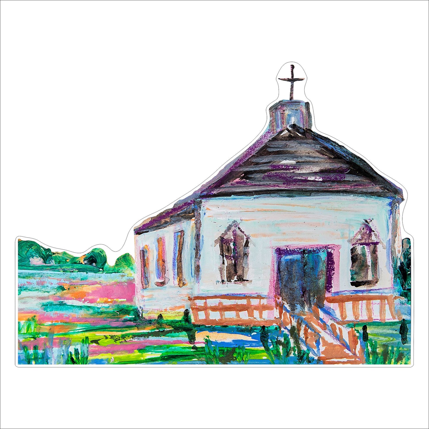 Pawleys Church | 0.75in. Acrylic Cutout | Case (any 10+)