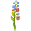 Periwinkle Blossoms | 0.25in. Acrylic Floral