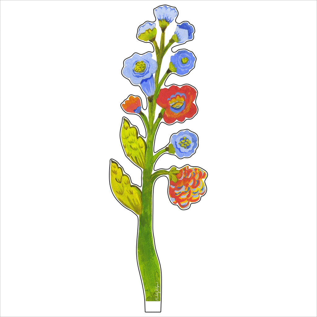 Periwinkle Blossoms | 0.25in. Acrylic Floral