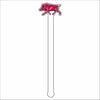 CMS-639-C4 Pinky Pig Drink Stirrer | 0.125Acrylic Stirrer | Set of 4