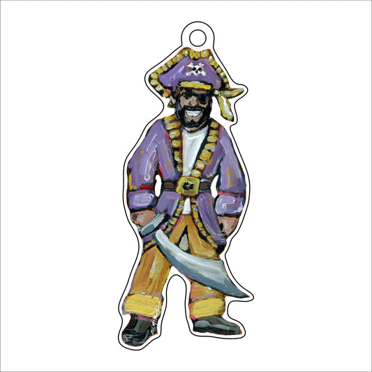 Pirate Ornament | 0.25in. Acrylic Ornament |  Case of 25