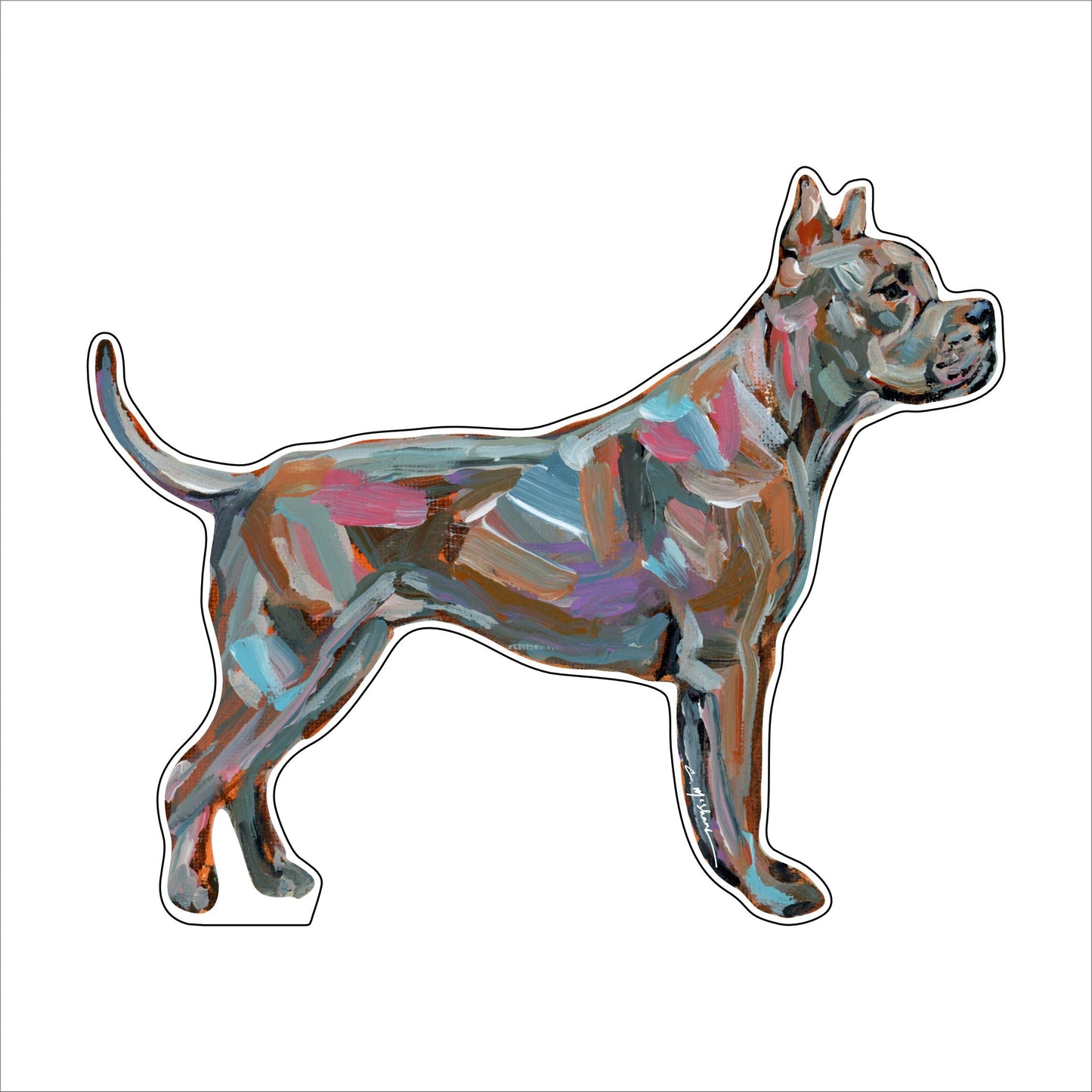 Pitbull | 0.50in. Acrylic Mini | Case of 25