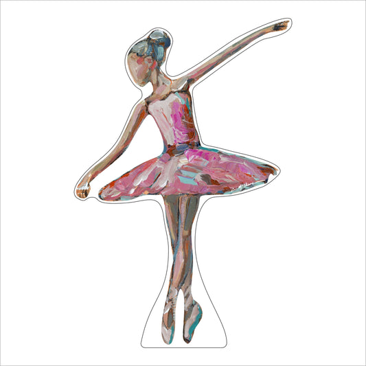 Pointe Ballerina | 0.75in. Acrylic Shelfie | Case of 25