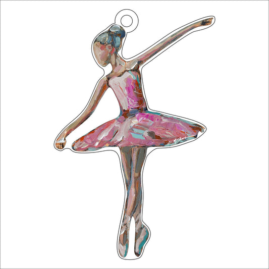 Pointe Ballerina | 0.25in. Acrylic Ornament | Case of 25