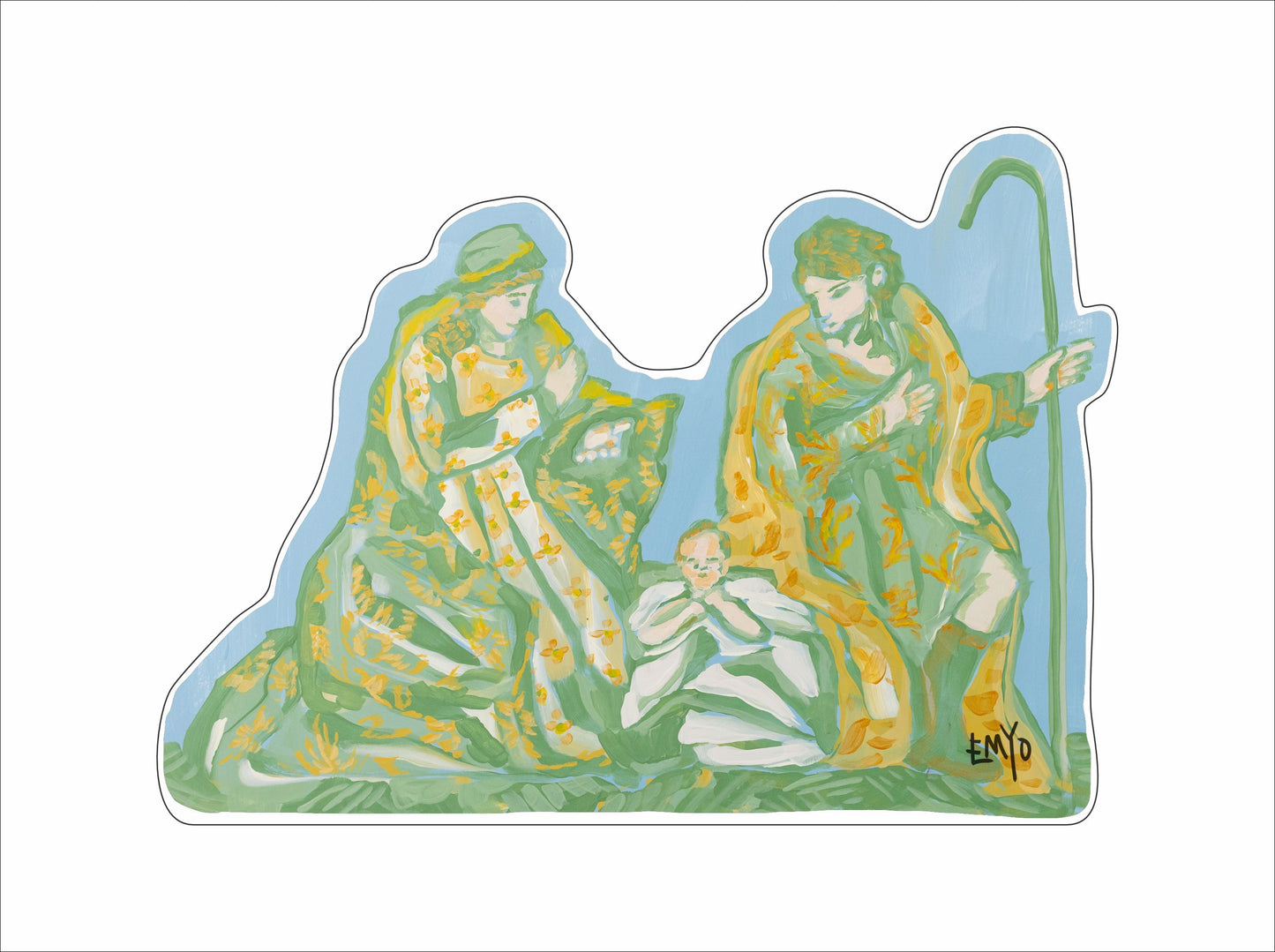 Portuguese Nativity 2025  Shelfie | 0.75in. Acrylic Cutout | Case Bundle any 10+