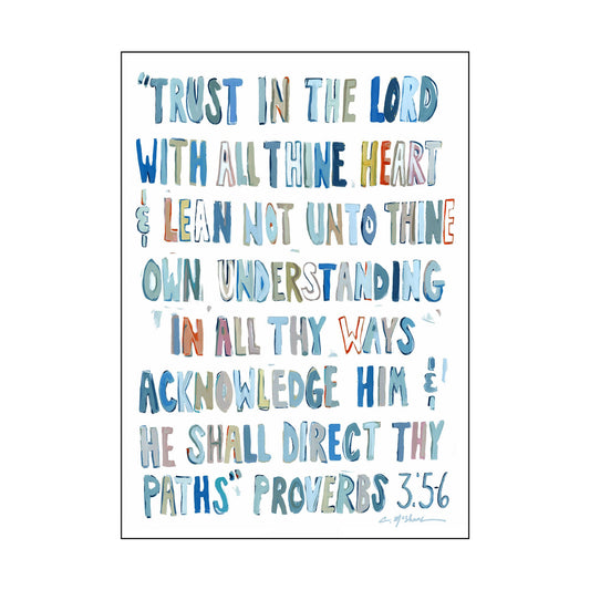 Proverbs Blue 5x7 | 0.75in. Acrylic Shelfie | Case of 25